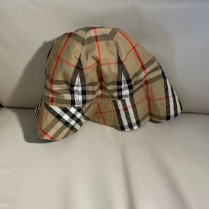 Burberry rain hat-small size. Measures about 19 inches across